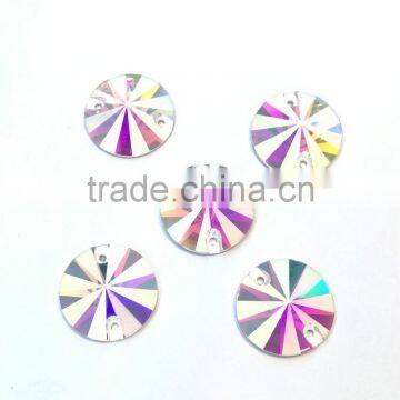 Flat Back Sew on Crystal Rhinestone Glass Loose Beads For Jewelry Decoration photo-2