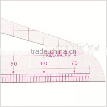 Kearing Brand Plastic 1/5 Scale Sandwich Line Printing Flexible Ruler #8515 photo-2