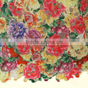 New Designer 2017 Indian Raw Silk Beaded Georges With Stones photo-6