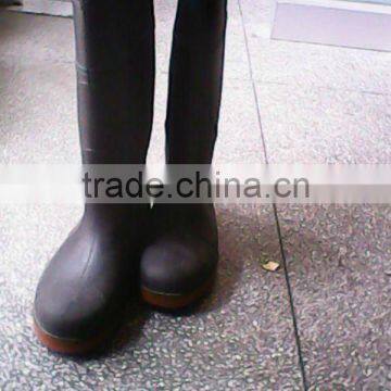 PVC safety high rain boots