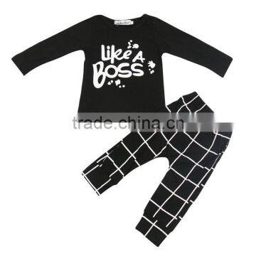 Newborn Baby Clothes 2017 Boutique Clothing Printing Long Sleeve Cotton t Shirt Wholesale China photo-3