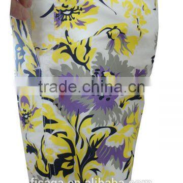 Good Quality Men Printed Polyester Peach Swimwear Beach Wear