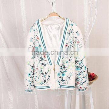 wholesale wear fancy all print jacket woman