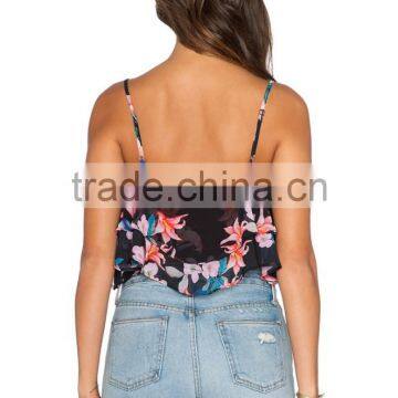 Sexy Tank Top Women Short Mini Cheerleading Crop Tops photo-3
