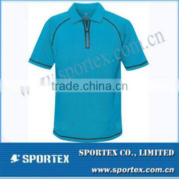 Mens High Quality Luxury Blue Golf Polo T Shirt MZ0165