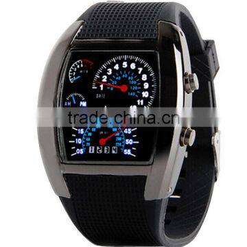 Wholesale OEM colorful Waterproof LED Watches Men Sport Watch with factory price