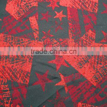 Custom Design Stars In Shining Dress Fabric