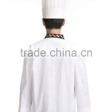 Juqian Cheap Long Sleeve White Chef Coat Chef Uniform Sets With High Hat photo-5