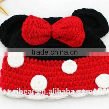 Crochet Baby Hat Infant Cute Hot Sale Custom High Quality New Fashion Hat Toddler Crochet Hat for Sale photo-5