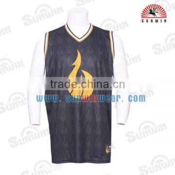 Best Quality Dri-fit Custom Sublimated Latest Basketball Jersey Design photo-6