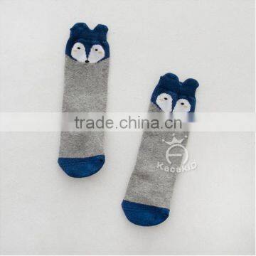 Cute Baby Cotton Socks, Silicone Print Baby Socks photo-5