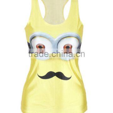 Girls 3d Printed Sleeveless T Shirt Vest Tank Tops photo-2