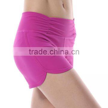 High Quality Women Gym Shorts Custom Fitness Yoga Pants in Guangzhou Manufacturer photo-5