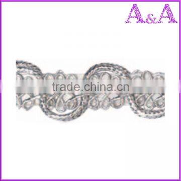 Wholesale new style sequin ribbon flowers lace trim of decorative trim