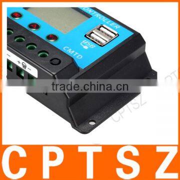 Anself 10A 12.6V LCD Solar Charge Controller PWM Charging Regulator for Solar Panel Lithium Battery Lamp Overload Protection photo-4