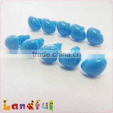 12mm Blue Safety Triangle Nose Plastic Craft Nose Plush Animal Nose photo-3