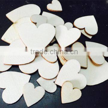 Peach Heart Log DIY Wood Buttons photo-2
