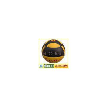 Colorful Size 7 Laminated PU Basketball Eco Friendly 17 Panels Basket Ball
