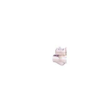 Pressure-seal piston check valve