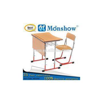Adjustable Single Student Desk And Chair