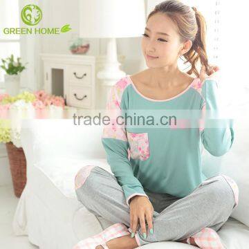 eco friendly material soft pajamas silk