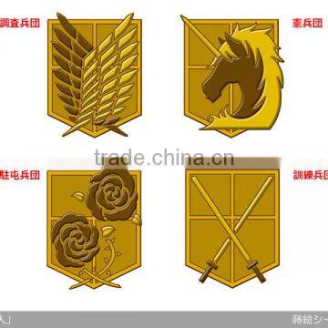 Attack on Titan Scouting Legion pin badge emblem cosplay goods
