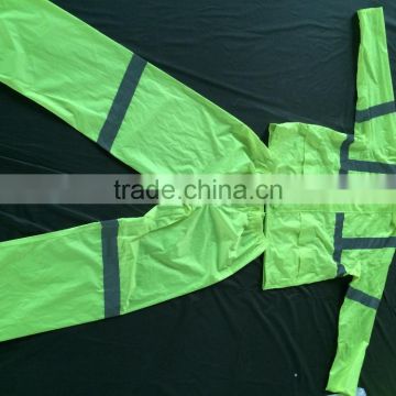 reflective Cheap PVC Raincoat