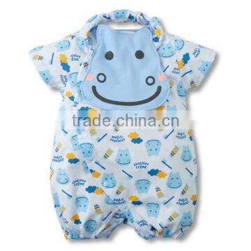 Summer Cute Design Cartoon Animal Baby Romper photo-6