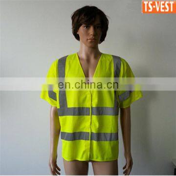 100%Polyester Knitted Reflective Safety T Shirt