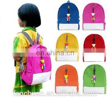 Simple Colorful Printed Girls Satchel