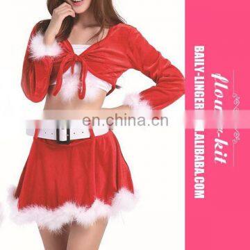 Top Quality New Design Santa Claus Costume Christmas Party Dresses