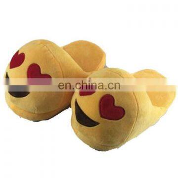 2016 Soft Plush Emoji Slippers Made in China