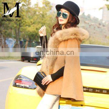 Best Ladies Winter New Design Raccoon Fur Shawl Real Raccoon Cape