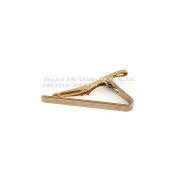 Chinese Wholesale Tie Clip Supplier Brass Tie Clip 5.0mm*40mm Length Short Tie Pins photo-4