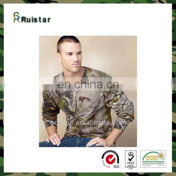 Non license Camo Design Custom Men Military t Shirt