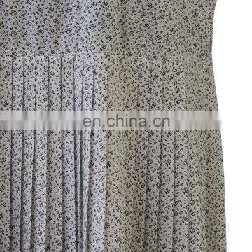 2016 Latest Fashion Sweet Loose Country Style Floral Pleated Dress photo-4