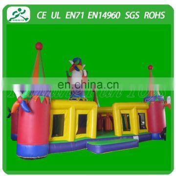 giant inflatable bouncy fun city for rental