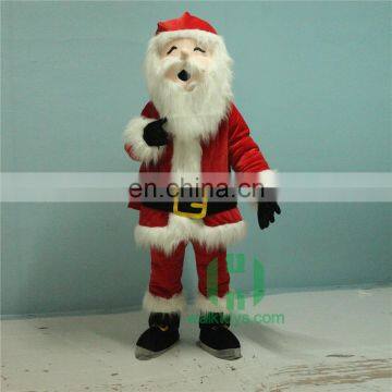 HI CE cutomized santa mascot costume for adult size,mascot costume with hot sale