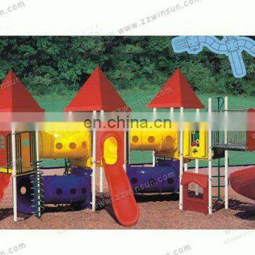 2012 newest plastic slide for amusement park