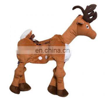 Plush Ride-On Reindeer Costume