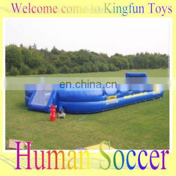 12 people inflatable human soccer table field/football pitch for sale