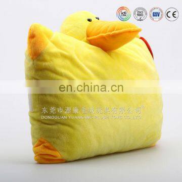 Bright yellow plush animal toys lovely cartoon duck