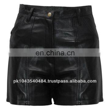 2014 custom leather shorts for men