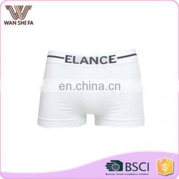 Latest breathable comfortable white seamless mature men boxers