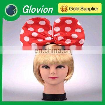 Hot salePromotional Flashing Bowtie Headwear Lovely Headwear with cute flashing bowknot for new year party