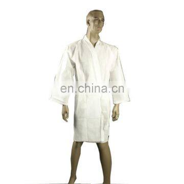 Disposable Spunlace Kimono Gown for SPA,Sauna,Beauty