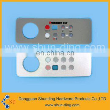 dongguan high quality custom design palstic /aluminum membrane switch