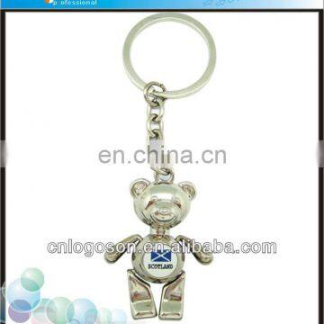 Various Shapes Wholesale Handmade Craft Spuvenir Teddy Bear Keychain