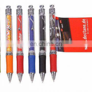 promotional plastic banner pen