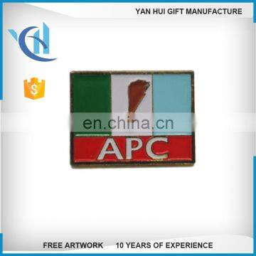 custom cool soft enamel metal badge pin